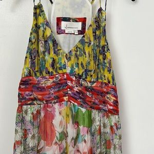 Anthropologie long summer floral dress.